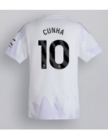 Manchester United Matheus Cunha #10 Vieraspaita 2025-26 Lyhythihainen